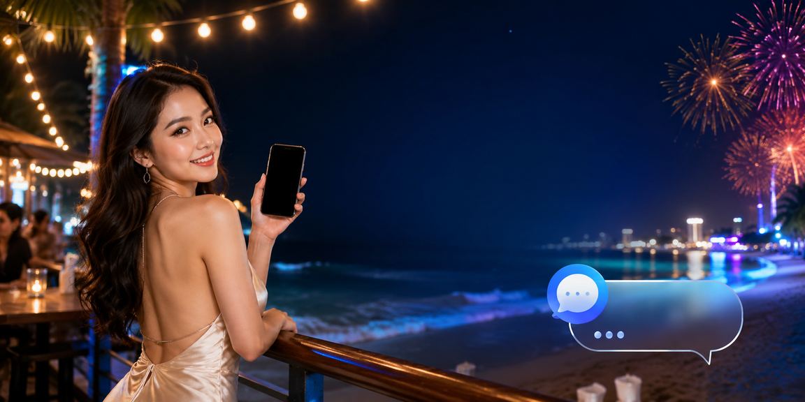 Người dùng kiểm tra kèo thể thao trên điện thoại tại bãi biển Vũng Tàu buổi sáng